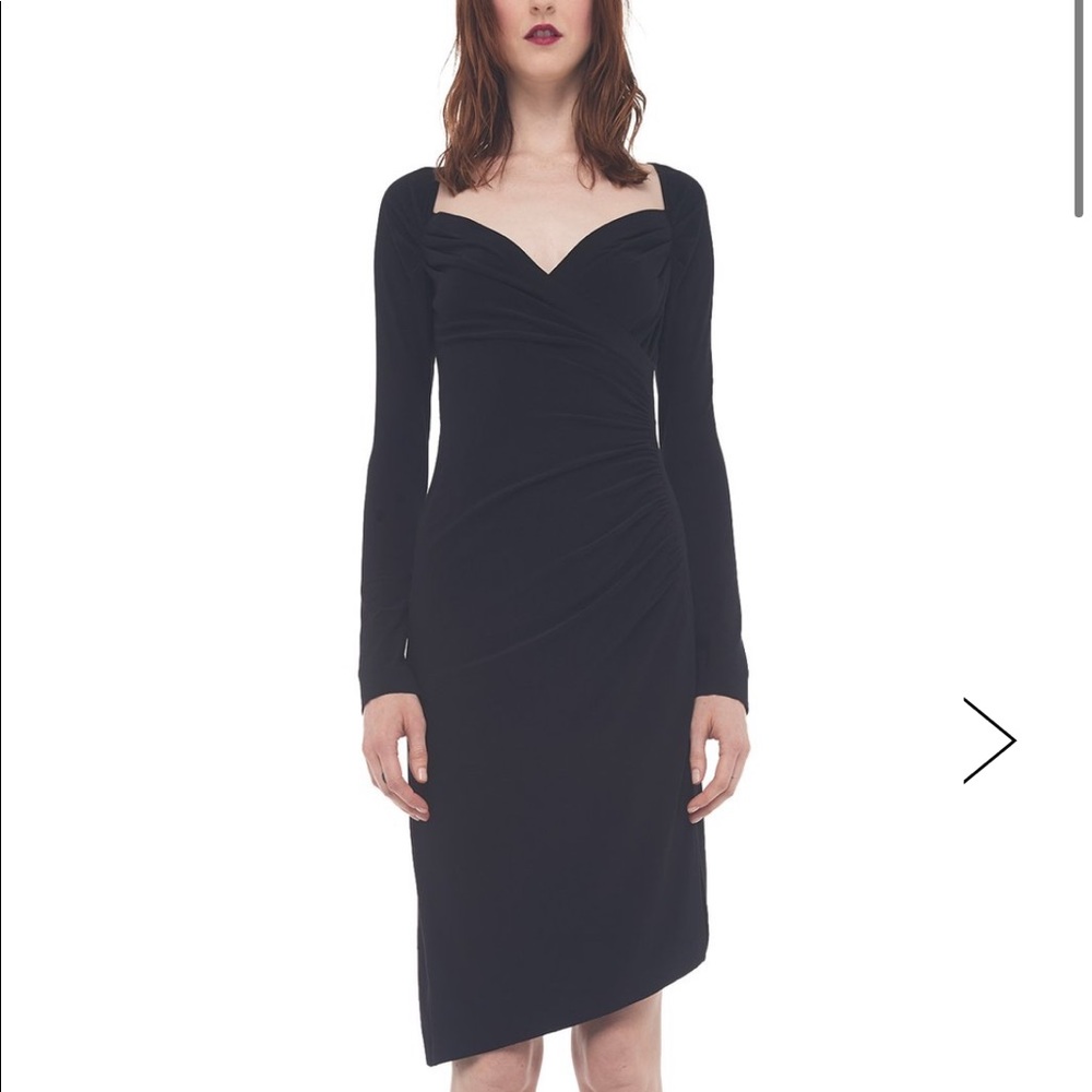 Norma Kamali SWEETHEART DRAPE DRESS